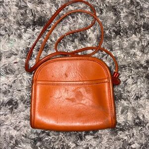COACH Vintage 'Abbie Zip' Bag 9017 ORANGE Brass
